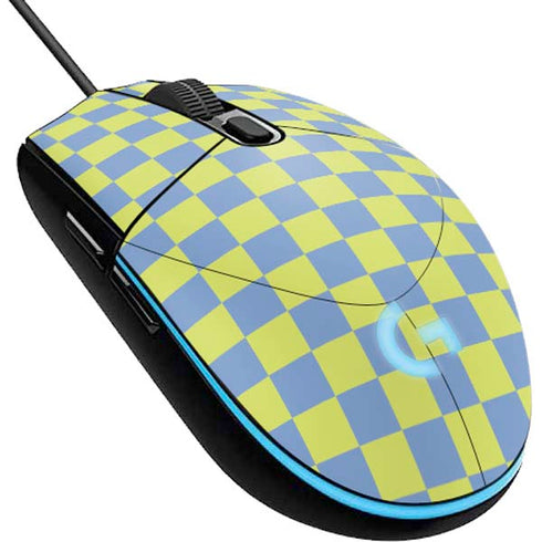 Neon Checkered G203 Prodigy RGB Wired Gaming Mouse Skin