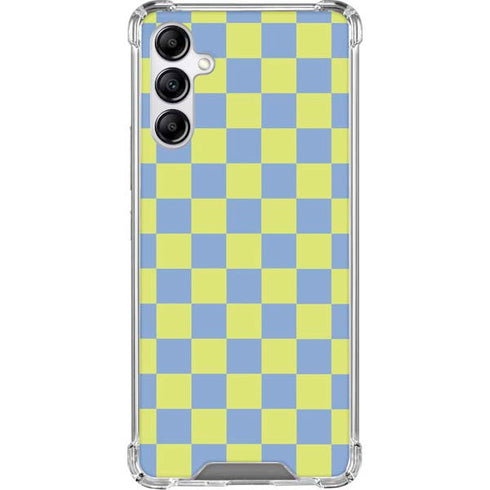 Neon Checkered Gabb Phone 4 Clear Case