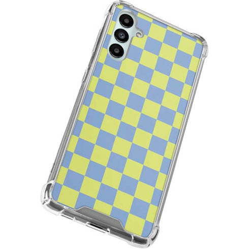 Neon Checkered Gabb Phone 4 Clear Case