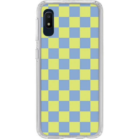 Neon Checkered Galaxy Cases