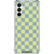 Neon Checkered Galaxy A16 5G Clear Case