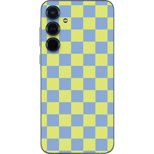 Neon Checkered Galaxy A35 5G Skin