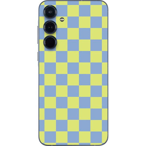 Neon Checkered Galaxy A55 5G Skin