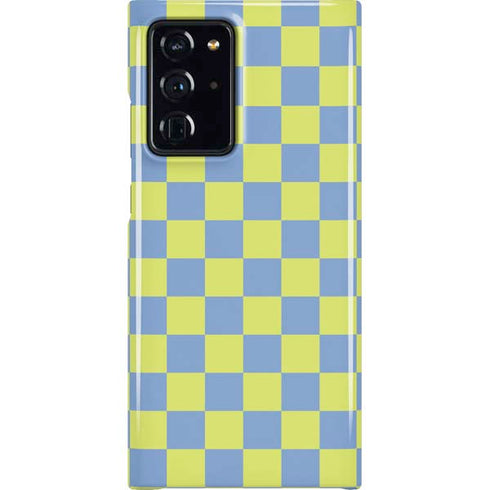 Neon Checkered Galaxy Cases