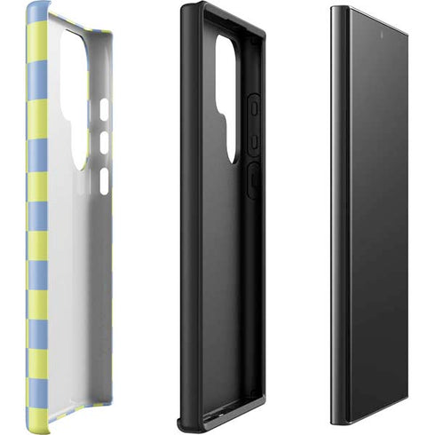 Neon Checkered Galaxy S23 Ultra Pro Case