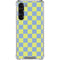 Neon Checkered Galaxy S24 FE Clear Case
