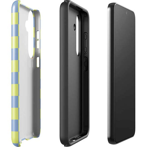 Neon Checkered Galaxy S25 Impact Case