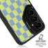 Neon Checkered Galaxy S25 Kickstand Case