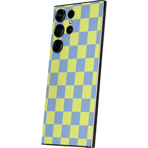 Neon Checkered Galaxy S25 Ultra Skin