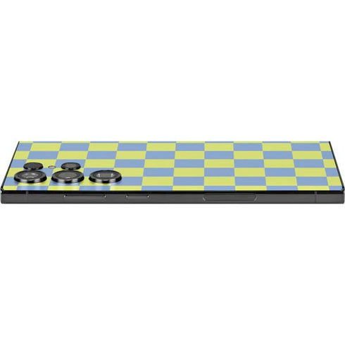 Neon Checkered Galaxy S25 Ultra Skin