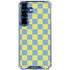 Neon Checkered Galaxy S25 Plus Clear Case