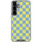 Neon Checkered Galaxy S26 Plus Clear Case
