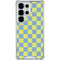 Neon Checkered Galaxy S26 Ultra Clear Case
