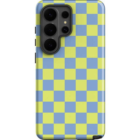 Neon Checkered Galaxy S26 Ultra Impact Case