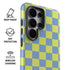 Neon Checkered Galaxy S26 Ultra Impact Case