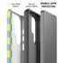 Neon Checkered Galaxy S26 Ultra Impact Case