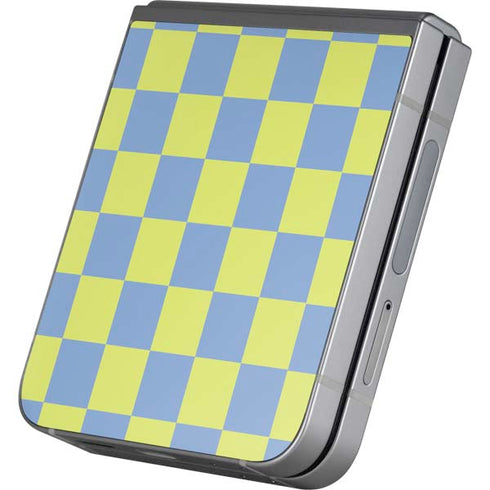 Neon Checkered Galaxy Z Flip6 Skin