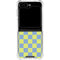 Neon Checkered Galaxy Z Flip6 Clear Case