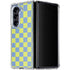 Neon Checkered Galaxy Z Fold5 5G Clear Case
