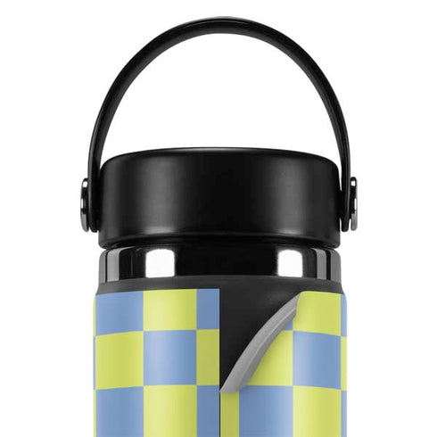 Neon Checkered Hydro Flask 20oz Wide Mouth Skin