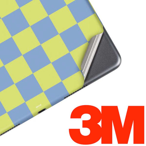 Neon Checkered iPad Skins
