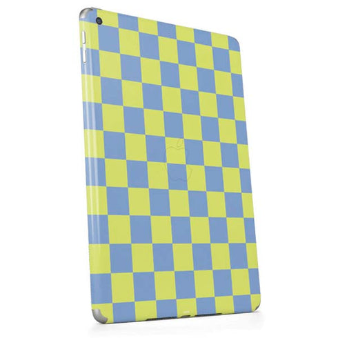 Neon Checkered Apple iPad Skin