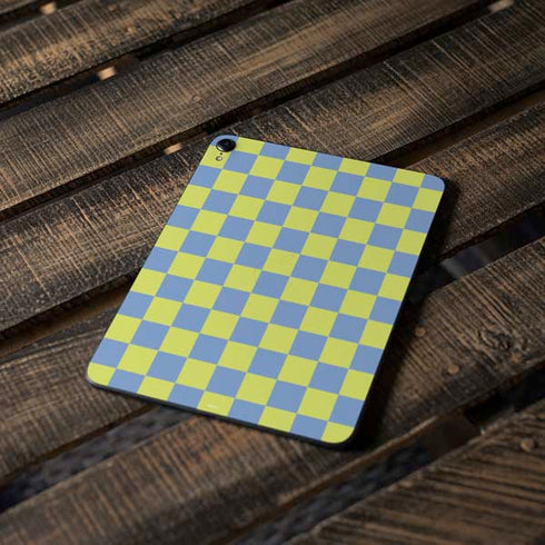 Neon Checkered Apple iPad Pro Skin