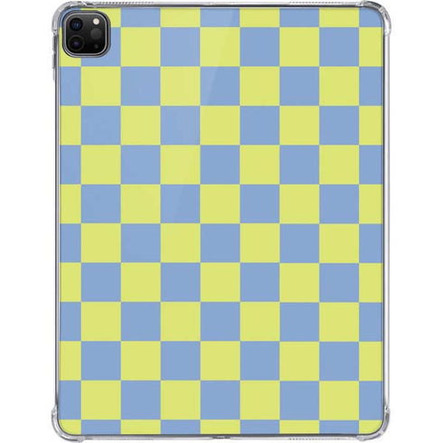 Neon Checkered iPad Pro 11in (2024) Clear Case