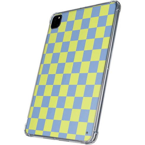 Neon Checkered iPad Pro 11in (2024) Clear Case