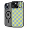 Neon Checkered iPhone 13 Kickstand Case