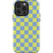Neon Checkered iPhone 15 Pro Impact Case