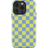 Neon Checkered iPhone 15 Pro Impact Case