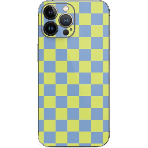 Neon Checkered iPhone 15 Pro Max Skin