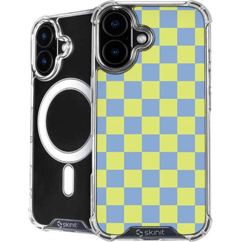 Neon Checkered iPhone 16 MagSafe Case