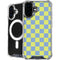 Neon Checkered iPhone 16 Plus MagSafe Case