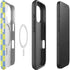 Neon Checkered iPhone 16 Plus Magsafe Impact Case