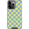 Neon Checkered iPhone 16 Pro Max Clear Case
