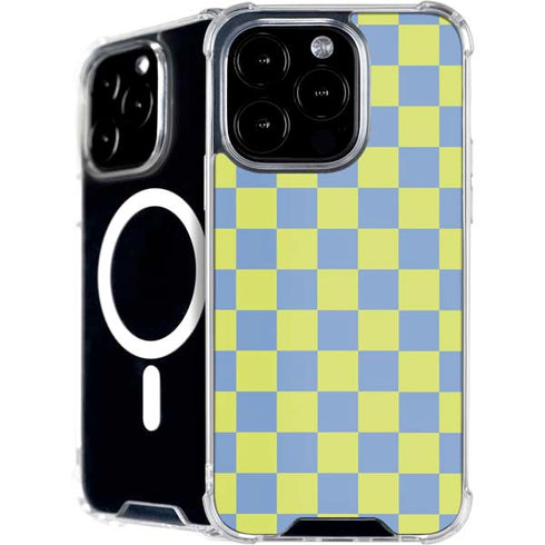 Neon Checkered iPhone 16 Pro Max MagSafe Case