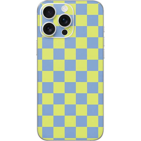Neon Checkered iPhone 16 Pro Max Skin