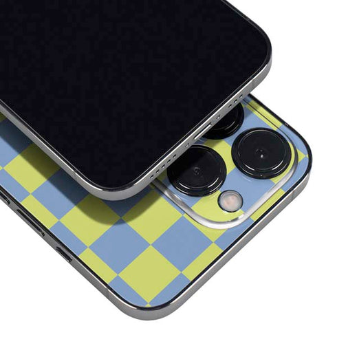 Neon Checkered iPhone 16 Pro Skin