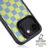 Neon Checkered iPhone 16e Kickstand Case