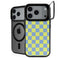 Neon Checkered iPhone 18 Pro Kickstand Case