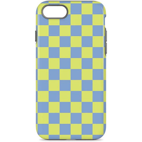 Neon Checkered iPhone Cases