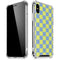 Neon Checkered iPhone X/XS Clear Case
