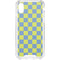 Neon Checkered iPhone XS Clear Case