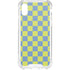 Neon Checkered iPhone XS Clear Case