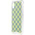 Neon Checkered iPhone XS Clear Case