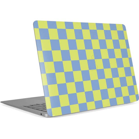 Neon Checkered Apple MacBook Air Skin
