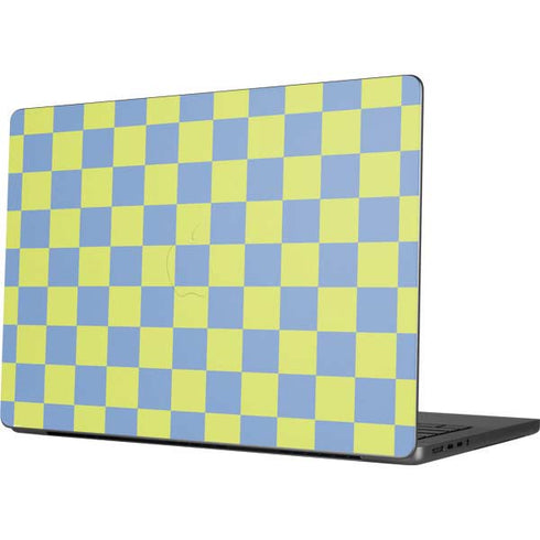 Neon Checkered Apple MacBook Pro 14-inch Skin