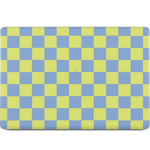 Neon Checkered MacBook Skins